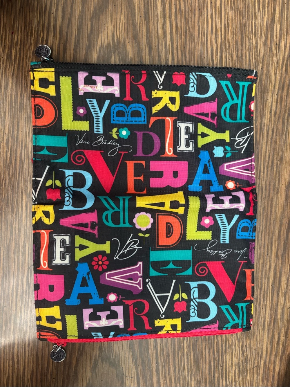 Vera Bradley retired "From A to Vera" Pattern Wallet from the Frill Collection - Picture 2 of 8